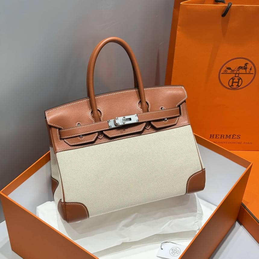 Birkin Canvas-Leather Mix-123